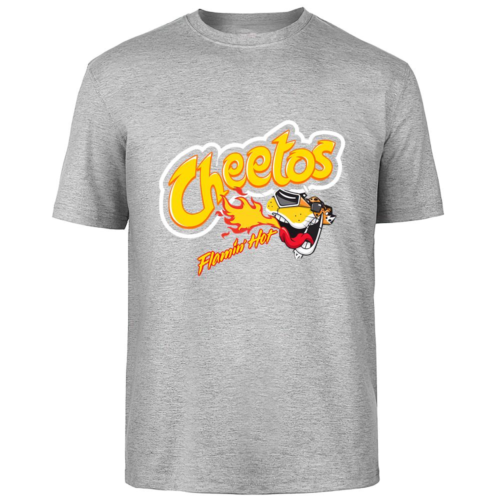 Fun Personality Cheetos Printed Summer Men 100 Cotton Comfortable Breathable Fashion Casual Tshirt Men Outdoor Street Wear