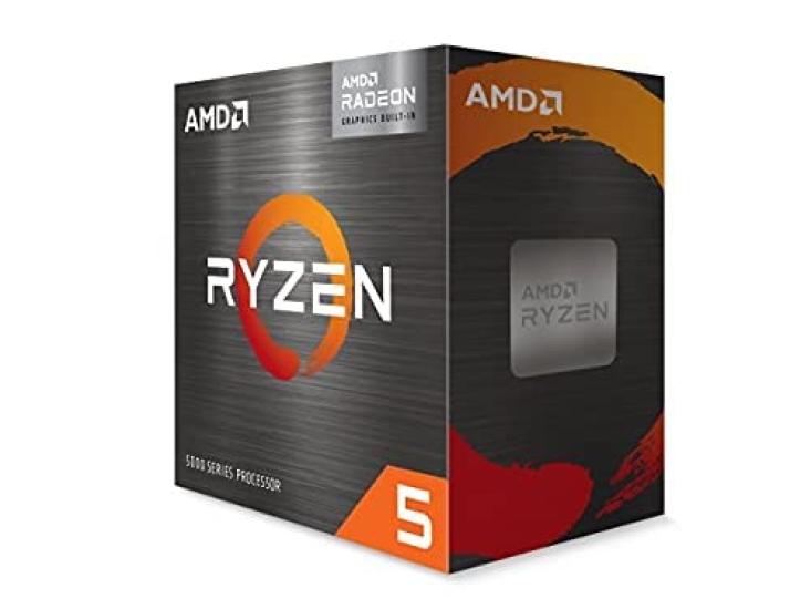 AMD Ryzen 5 5600G with Wraith Stealth cooler 6 cores 12 threads 70MB 65W warranty 3.9GHz / 100-100000252BOX 3-year [Used]