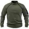 Cappotto Antivento Maglione Termico da Trekking Uomo Giacca Outdoor in Pile Polare Caccia Caldo Pullover con Cerniera Taglia Plus