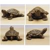 2pcs Miniature Simulation Mini Turtle Handmade Crafts Home Sculpture Tortoise Dolls  Indoor&Outdoor