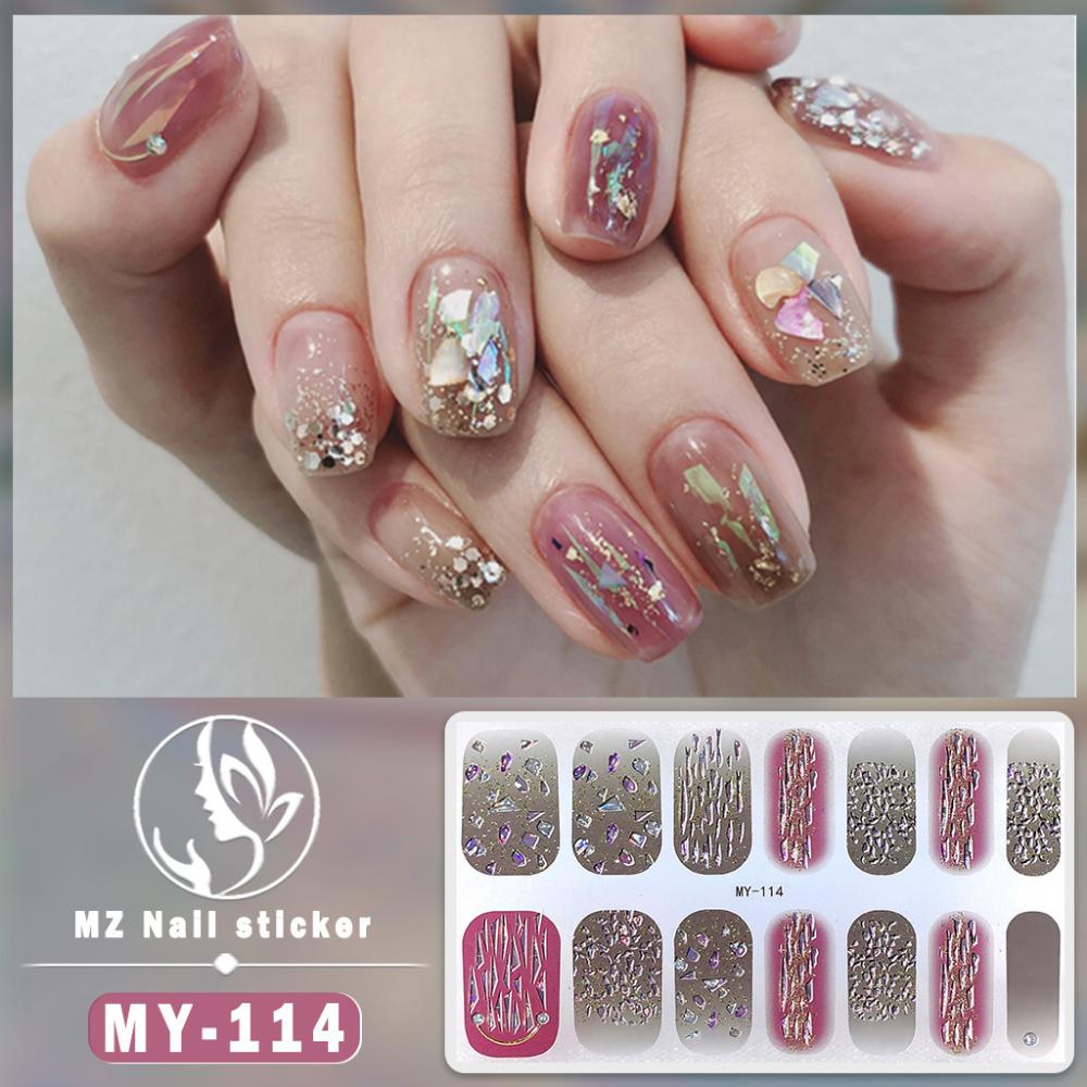 Trójwymiarowa wodoodporna folia do paznokci żelowych bez pieczenia, pełna pasta, imitacja diamentu, brązująca, laserowa folia do paznokci, papier do folii do paznokci