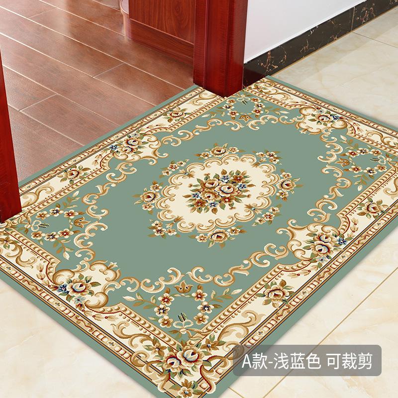European Living Room Carpet Coffee Table Mat Entrance Door Door Mat Bedroom Foyer Floor Mat Bed Front Mat Non-Slip Mat Can Be Cut
