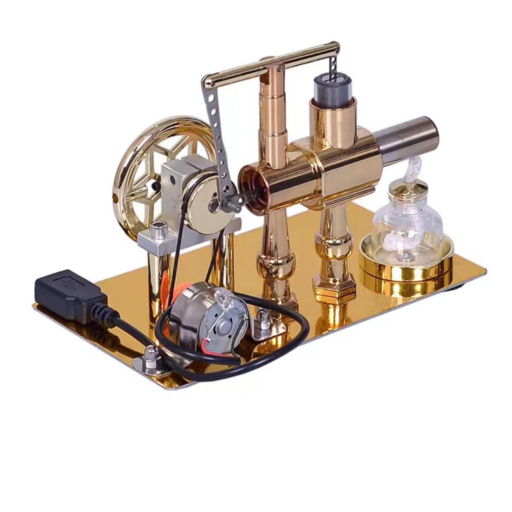 Stirling Engine Generator Model for Steam Engine Physics Experiments