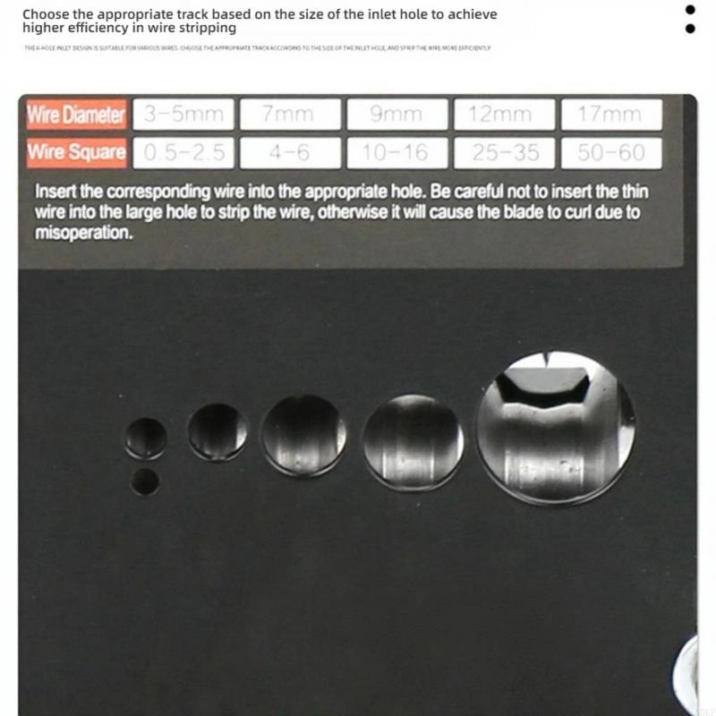 Cable Wire Stripping Machine Wire Stripper Machine for Drill Power or Hand Crank Wire Stripper Tool A0KF