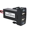 40x20MM Dual USB Outlet 3.1A Car Charger Socket 2 Port Auto Power Adapter for Toyota Tacoma Land Cruiser Tundra Prado 120