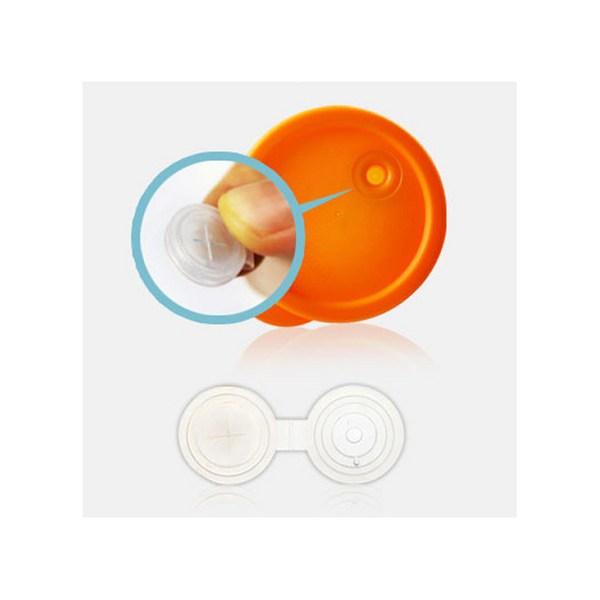 Copo mágico com canudo Agafura Baby 300ml, 1 pacote, laranja