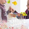 2-Pack Clear Acrylic Cake Pop Display Stands with 21 Holes Lollipop Holder Weddings Birthdays Anniversaries Decorating Supplies