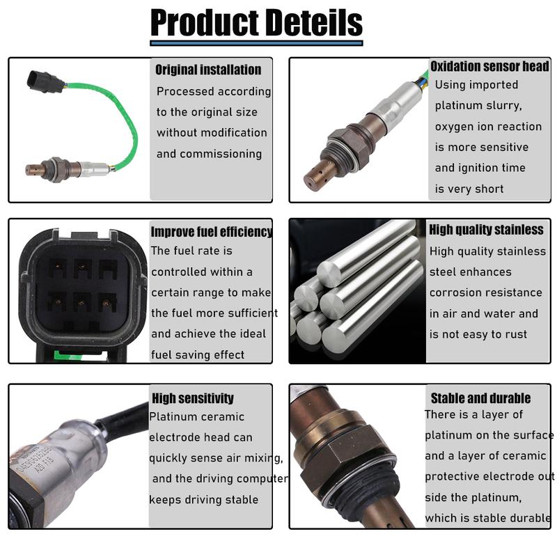 2345053-A Oxygen O2 Sensor For Honda Odyssey 3.5L V6 2007-2010 Acura MDX 3.7L V6 2007-2009 13954-A 75-3829-A 75-3830-A 24346-A