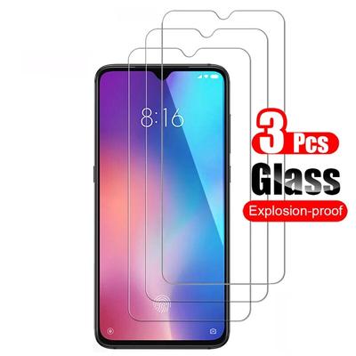 3 Peças Vidro Temperado Para Xiaomi Mi 9 Mi9 SE Lite Protetor de Tela Escudo Para Xiaomi Mi 9 Pro 9T SE Película de Vidro Protetora 9H