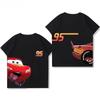 2026 Potdemiel Summer New  Lightning McQueen Kids Cotton T-Shirt, Comfortable and Breathable for Boys and Girls Tops