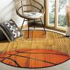 Custom Logo Mat Circle Carpet Anti-Slip Round Area Rug Large for Home Living Room Bedroom Decor Chair Drum Rug Chair Doormat