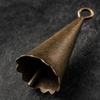 20 Pieces Antique Finish Craft Bell Nostalgic Mini Metal for Charm Making