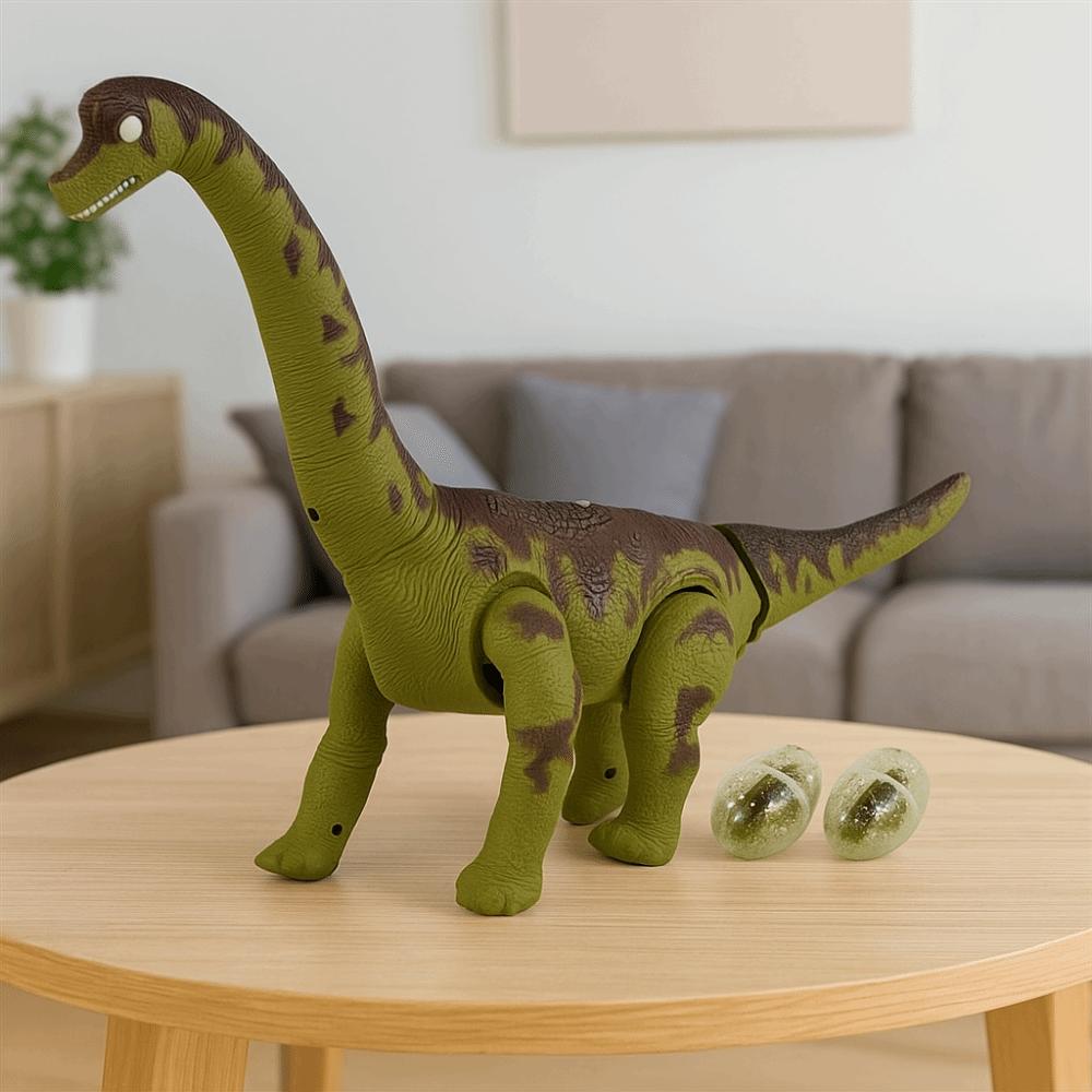 Simulation Electric Dinosaur Toys Projection Crawling Long-necked Toys  Birthday Gift