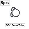 5pcs 16/20/25mm PE Pipe Barb Connector Straight Tee Elbow Plug Garden Water Hose Reducing Splitter Joint Drip Irrigation System