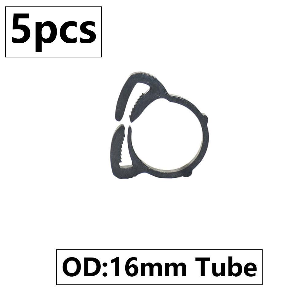 5pcs 16/20/25mm PE Pipe Barb Connector Straight Tee Elbow Plug Garden Water Hose Reducing Splitter Joint Drip Irrigation System
