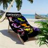Colorful Cartoon Salamander 2D Flat Print Beach Towel, Large Soft Quick Dry Towel for Beach Camping SwimmingZSTJ0915167