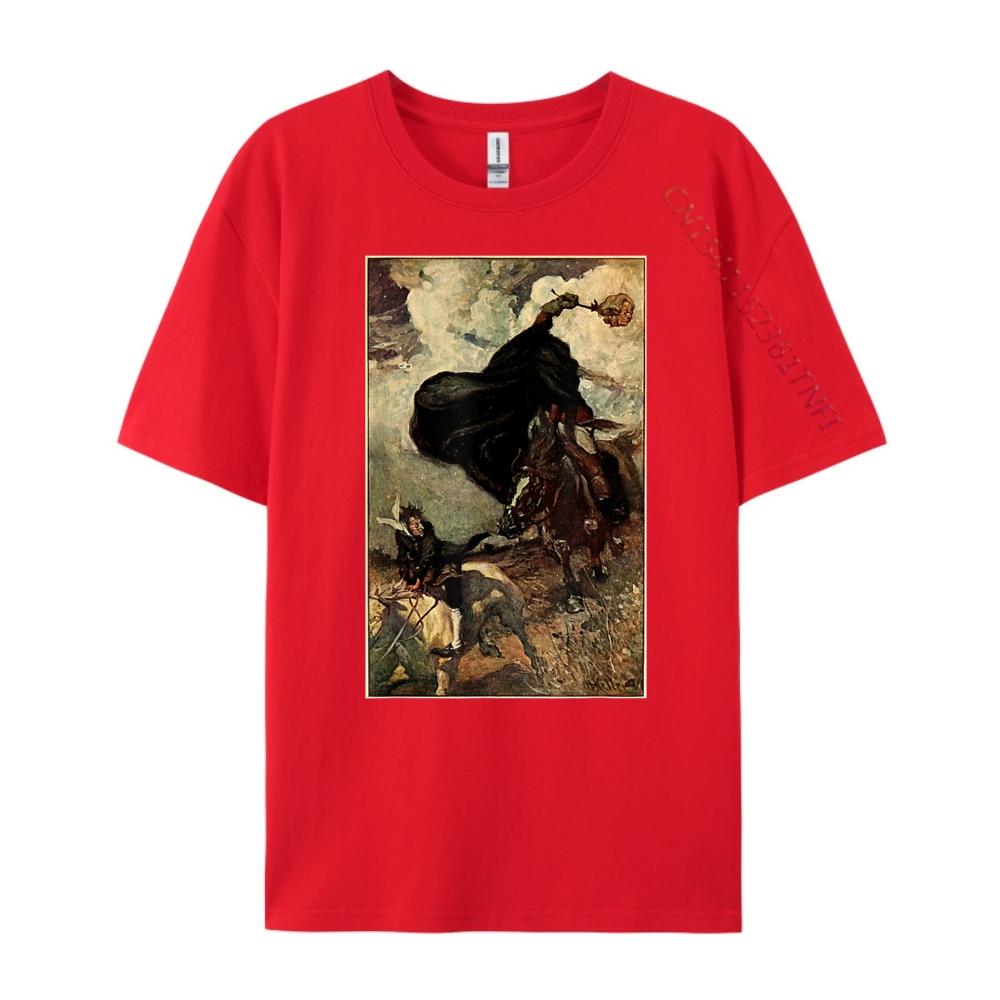 Ichabod Crane Legend Of Sleepy Hollow Headless HorseUnisex Oversized T Shirt Gifts For Unisex Figures Tshirts S