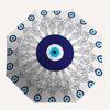 Evil Eye Protection Amulet Decorative Wall Hanging Mandala Art PrintUmbrella, Portable 3-Fold Umbrella for Men & Women,Christmas Gift ES284