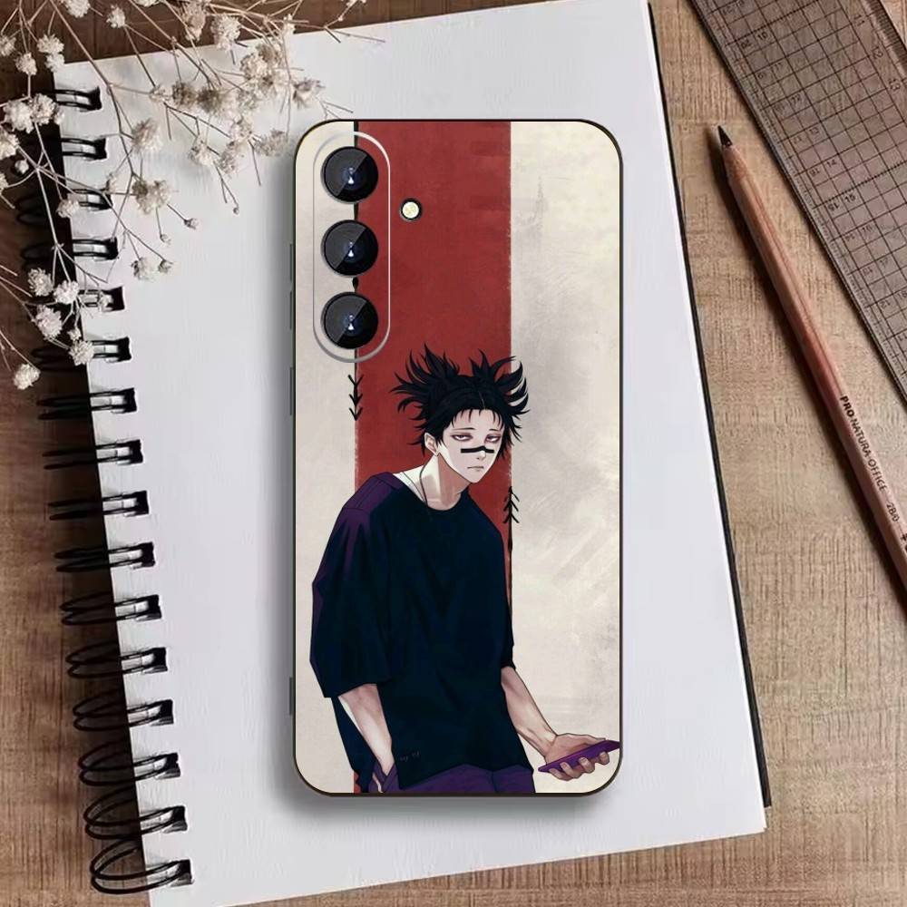 Coque de téléphone Jujut-su I-Ichiji S-Kaisen Pour Samsung Galaxy A73,21,22,32,71,53,52,51,80,5G Housse Noire Souple