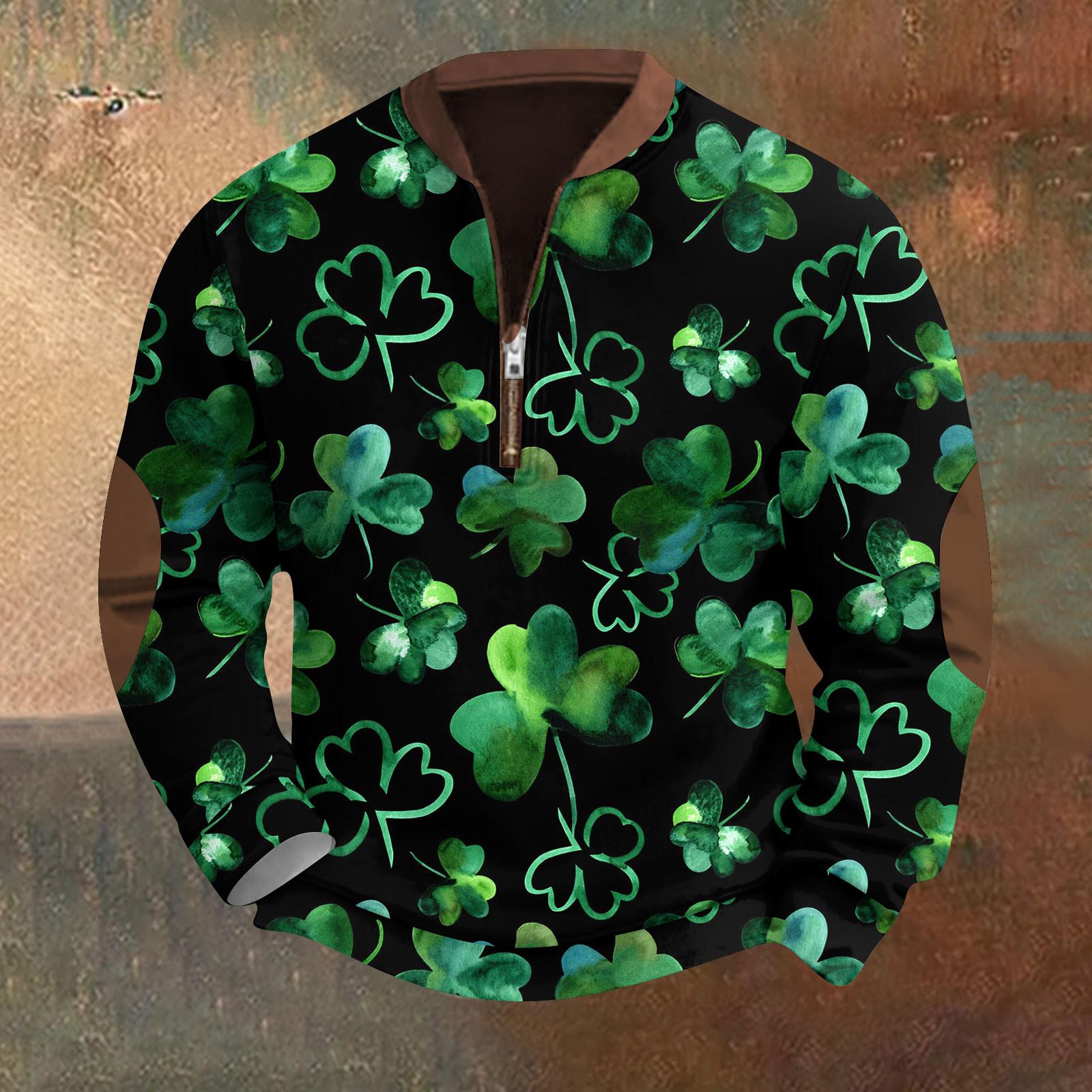 

Мужская повседневная толстовка в стиле ретро с градиентным принтом XL зелёный