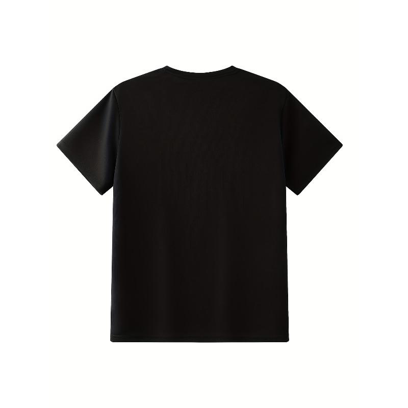 Herrenmode Rundhals-T-Shirt, Dunkler Humor Meme-Stil Herren Kurzarm, Gewaltiger Cartoon-Hase Deutscher Humor Stil, Wesentlich für den täglichen Weg