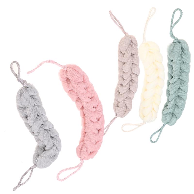Body Exfoliate Puff Bath Sponge Scrub Mesh Net Ball Massage Ball Back Scrubber