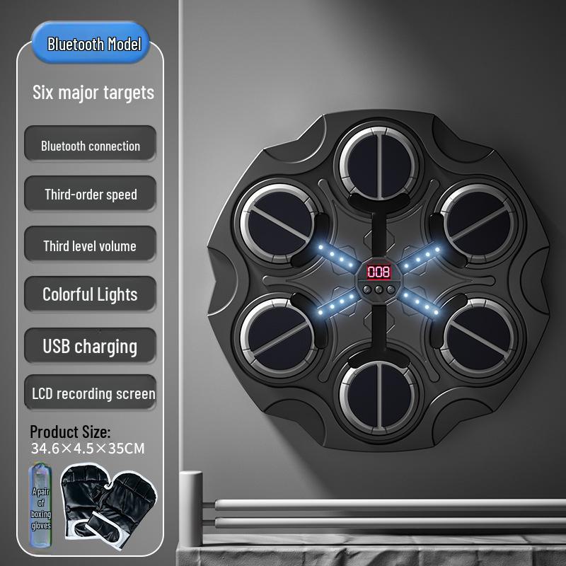 Inteligentny Cel Ścienny do Boksu Muzycznego: Interaktywny Trener Bokserski dla Dzieci