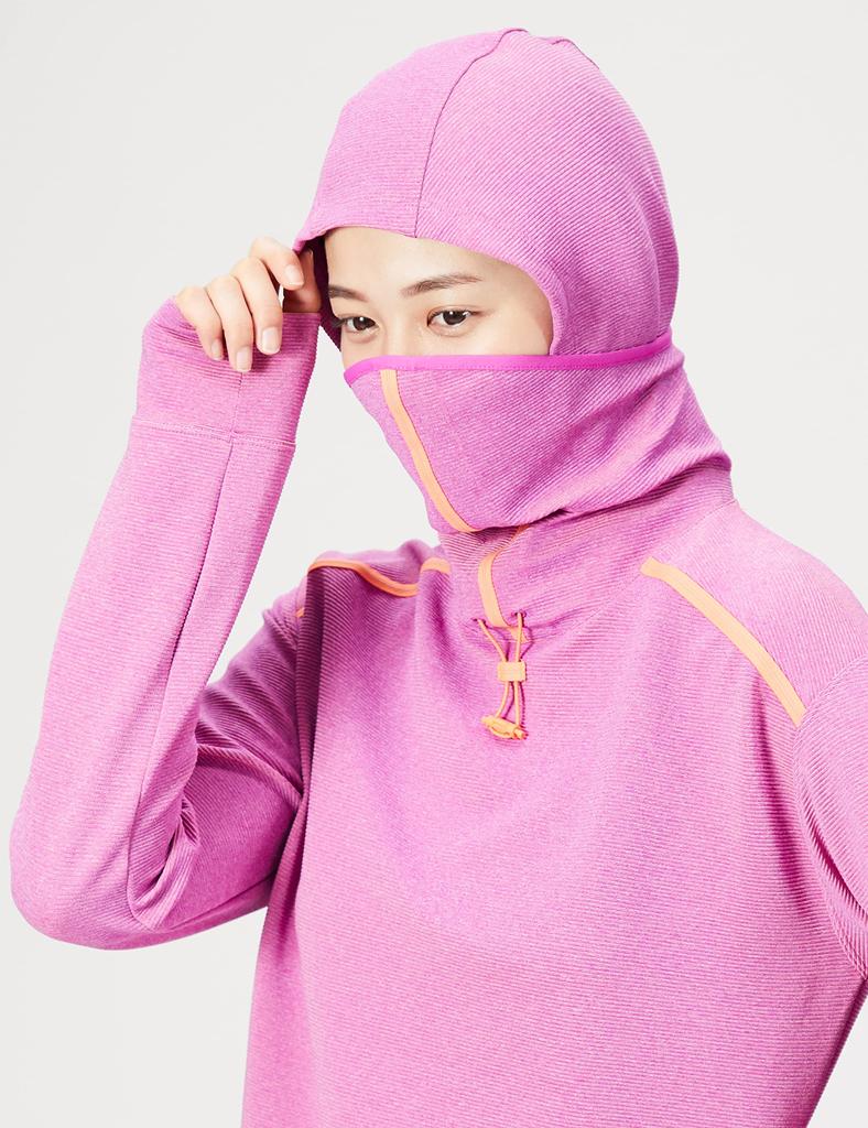 Trainer Q Speed Layering Pullover WT21286 Magenta Pop Heather M [New Balance] Women's (MP2)