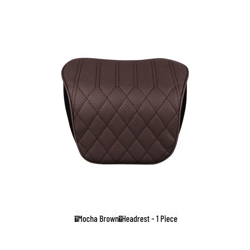 

BMW, Li Xiang, Mercedes-Benz Headrest Cushion: Memory Foam & Soft Cotton Pillowcase, Universal 4-Season Lumbar Support Headrest - Single