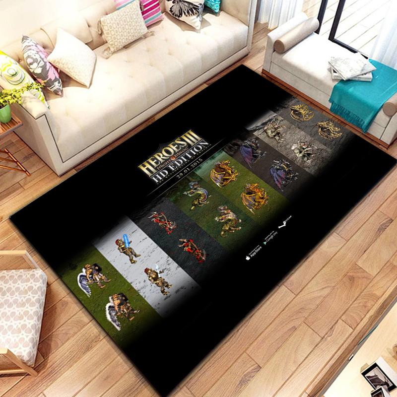 Heroes-of Might and Magic 3 Dywan do druku Salon Sypialnia Dywaniki do rekwizytów fotograficznych Zdjęcie Prezent urodzinowy Akcesoria domowe