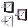 Flap Cats Door Pet Door Controllable Access Way Small Dogs Flap Door Dog Kitten House Security Door for Wall Pet Door
