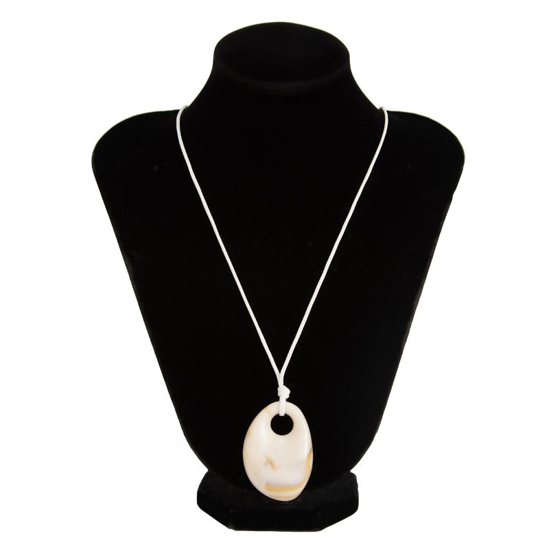 4 Colors Minimalist Wine Red Black Acrylic Long Pendant Necklace For Women Vintage Leather Rope Chain Sweater Chain New