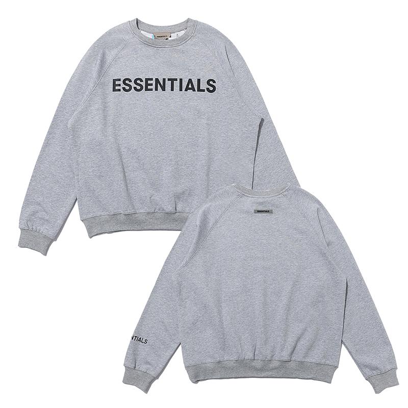

Essentials 2025 New Spring and Autumn Loose Plus-size Men and Women High Quality Cotton Long Sleeved T-shirt M