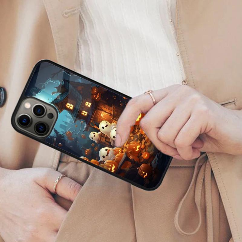 October Halloween Spooky Ghost Magnetic Phone Case For APPLE iPhone 17 Air 16 14 13 12 Pro Max 15 Plus Wireless MagSafe Cover