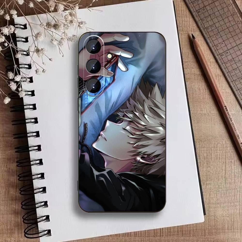Katsuki Bakugo E-Hero Academia Phone Case For Samsung Galaxy A73,21,22,32,71,53,52,51,80,5G Soft Black Cover