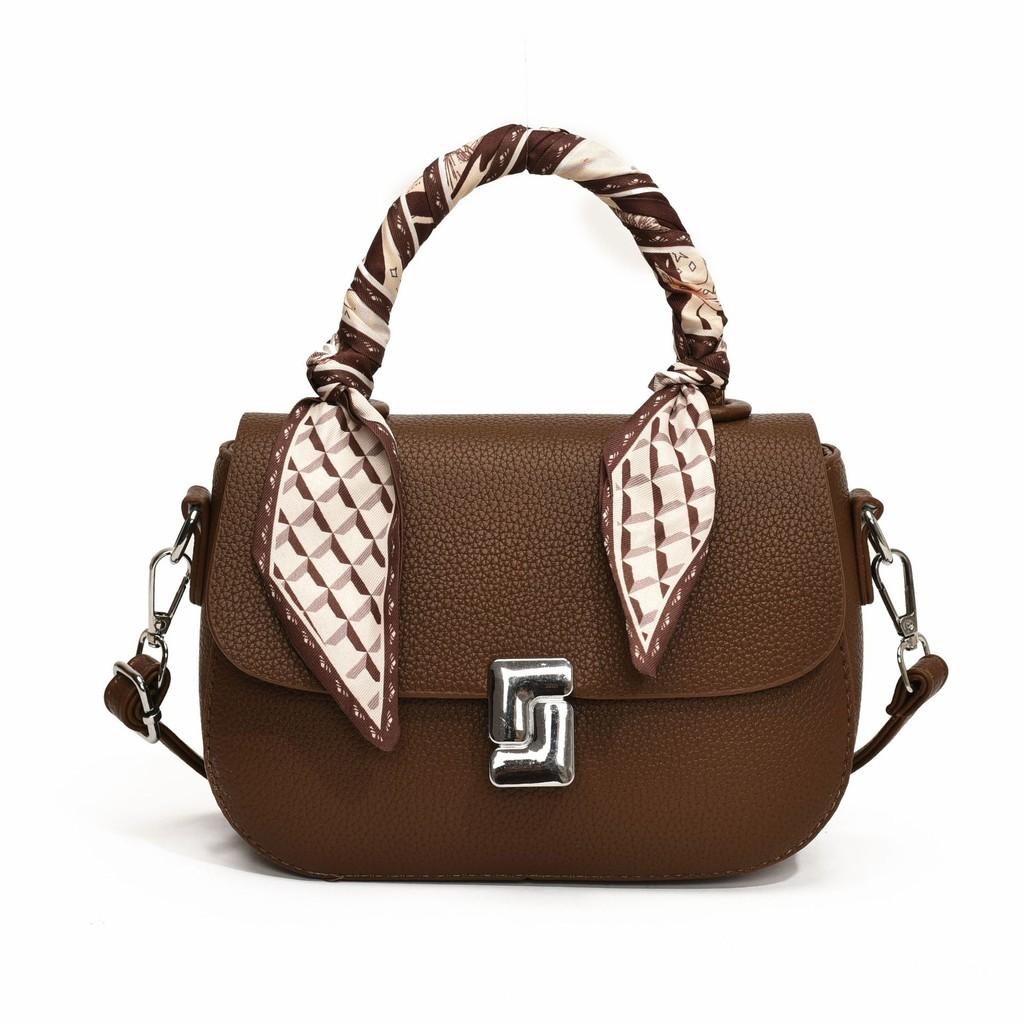 Ielgy High-Quality Hand-Carrying Small Square Bag Fashion Niche High-End All-Match Shoulder Messen