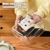 1.6/2/2.8L Airtight Dog Food Storage Container Pet Dry Food Bin with Measuring Cup Lid Clear Plastic Kitchen And Pantry Organization Bin