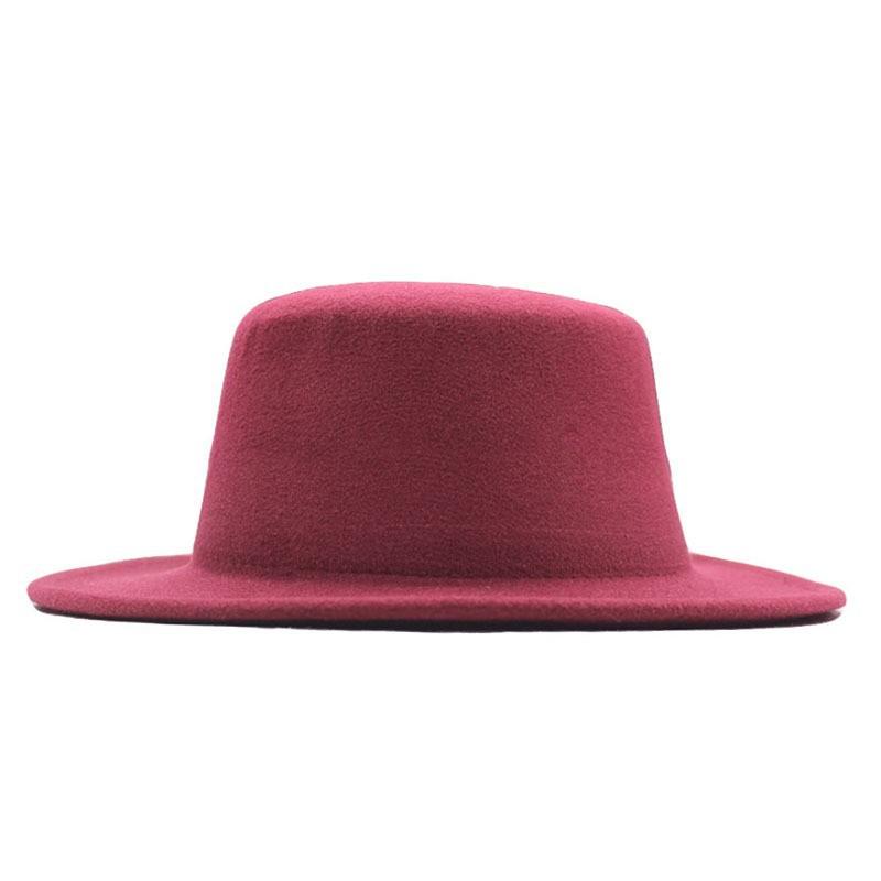 Autumn and winter European, American and western cowboy hats fashion woolen jazz hats men's and women's British fedora hats