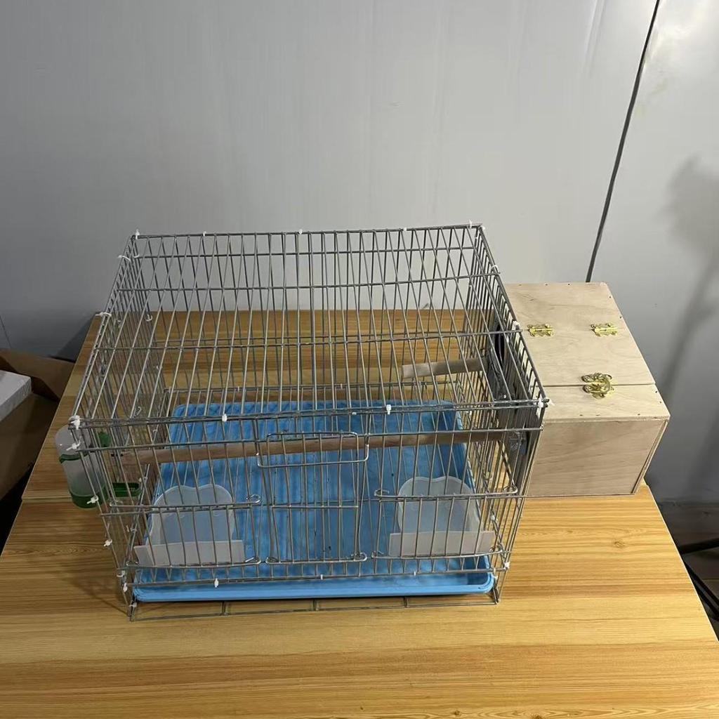 Electroplated Zinc Parrot & Budgerigar Breeding Cage, Thickened & Dense Galvanized Bird Cage for Myna