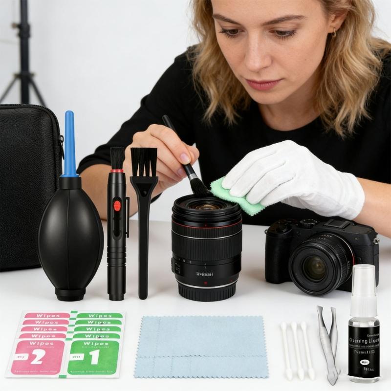 14-in-1 Kamera-Reinigungsset Enthält Blasebalg Pinsel Stift Tuch Für DSLR Digitalkameras Und Glas Sicherheit Keine Kratzer