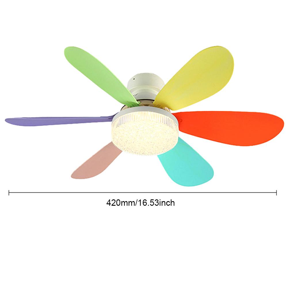 E27 Socket Fan LED Light E27 Base 42cm Modern LED Ceiling Fan Remote Control Chandelier Ceiling Fan 3 Speeds for Bedroom Kitchen