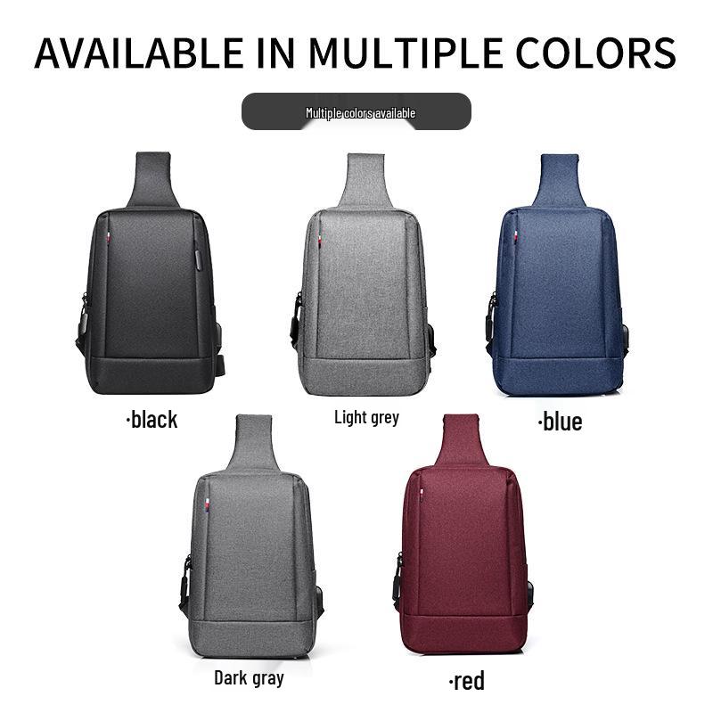 High-End Crossbody Bag: Trendy, Lightweight Chest Bag for Men & Women - Perfect for Travel and Commuting