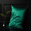 European Style Pure Mulberry Silk Double-Sided Pillowcase, Solid Color, Envelope Style, Beauty Pillowcase.