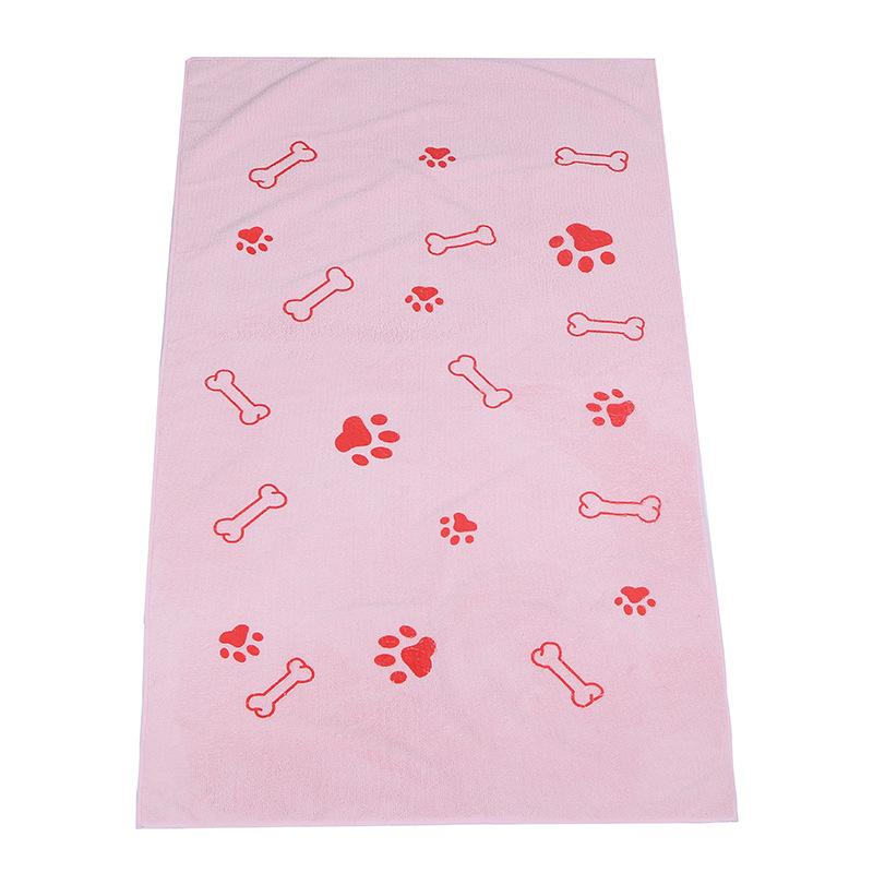 Soft Printed Hot Selling Pet Bath Towel Microfiber Quick-Dry Absorbent Large Size Dog Grooming Towel for Cats Dogs