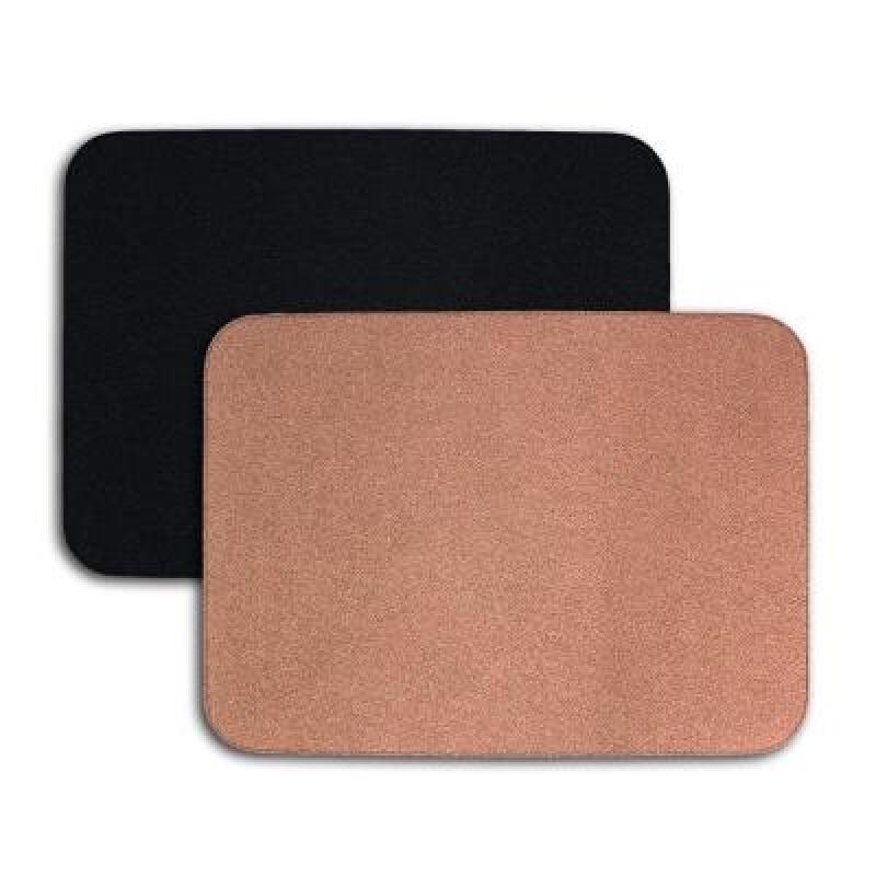 Sandpärla Dubbelsidig Fyrkantig Bordsmatta, Sand Svart/Rosa 1 st