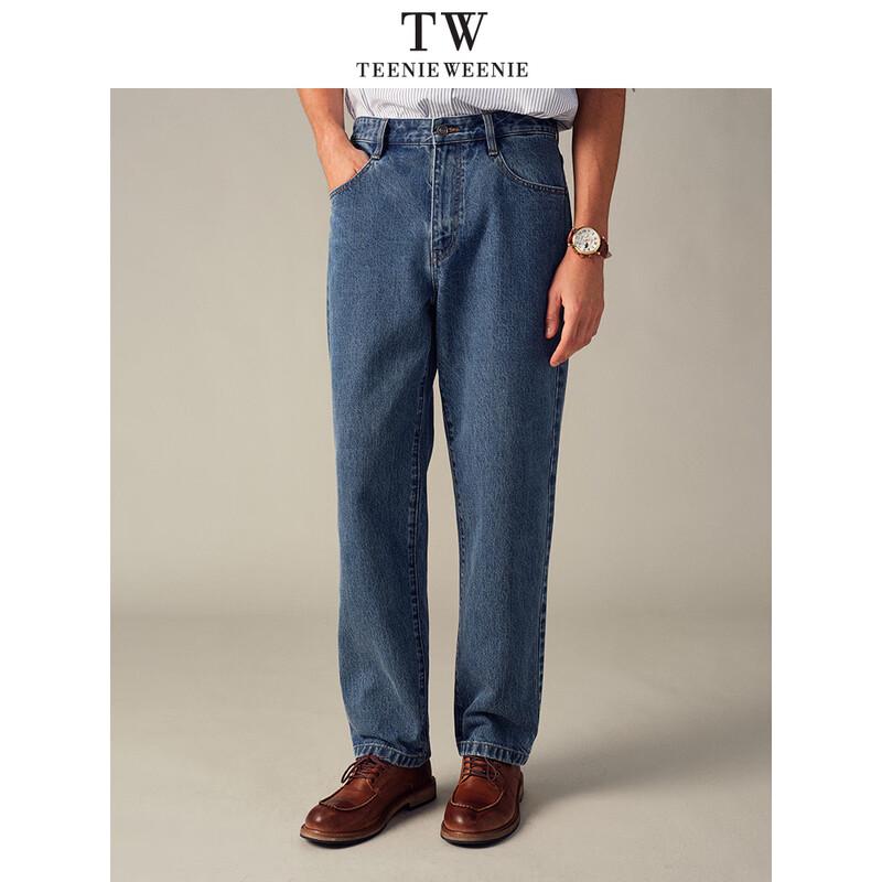 Teenie Weenie Men's Loose Fit Straight Denim Jeans