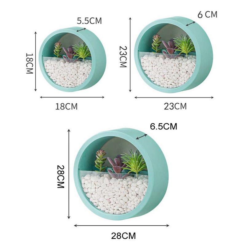 Nordic Home Decoration Vase Wall Hanging Flower Pot Room Hanging Accessories Basket Flower Container Home Decoration Planter Pot