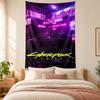 Cyberpunk 2077 Tapestry Highquality for Decorating Living Room Bedroom Dorm Walls Ideal As Bedroom Wallart Orholiday Gift