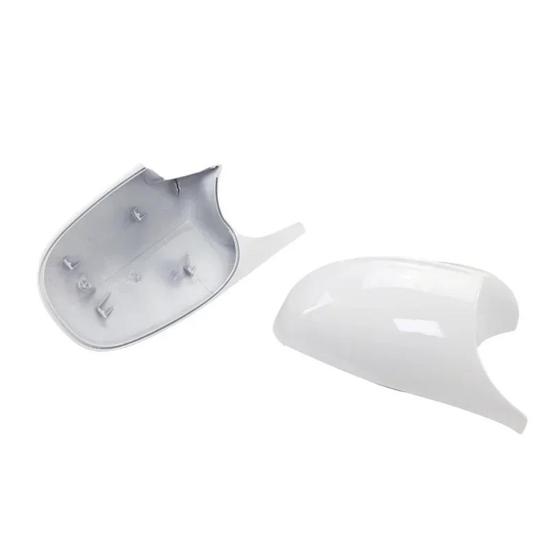 For BMW E90 E91 E92 E93 E81 E87 E82 E88 3 1 Series 1 Pair White M style Side Mirror cover Caps