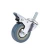 Heavy Duty 75mm Swivel With Brake Trolley Casters Wheels For Furniture, Set Of 4